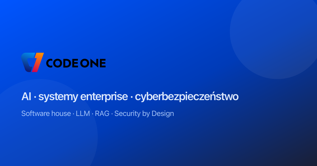 Realizacje | Code One
